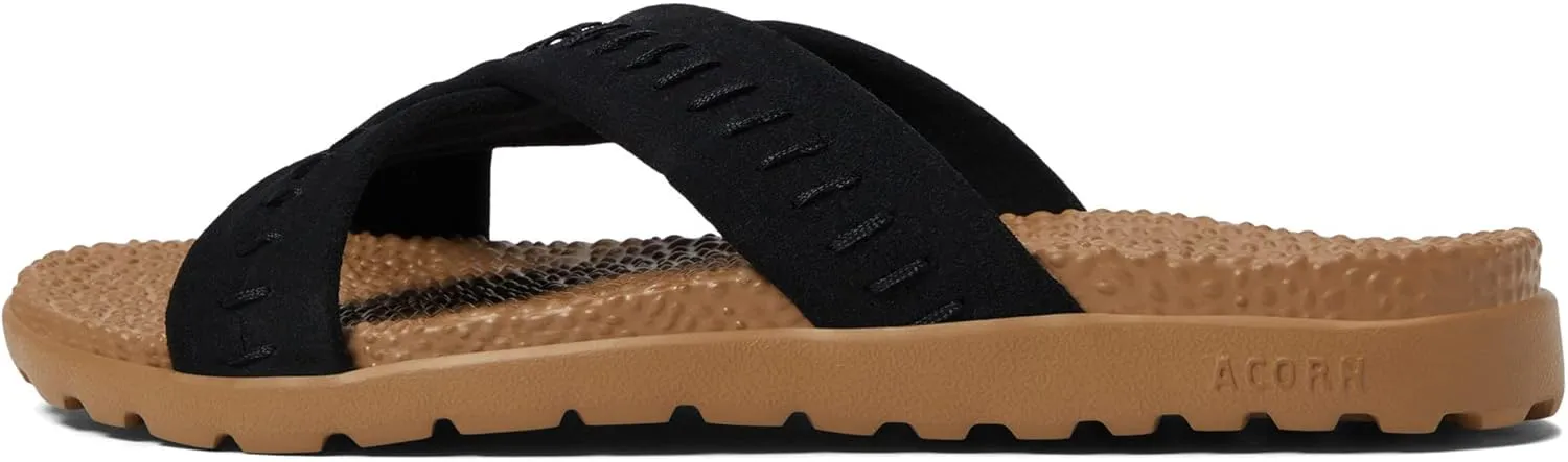 Acorn Women's Cross Addison Evrywr Suede X Slide   Bloom