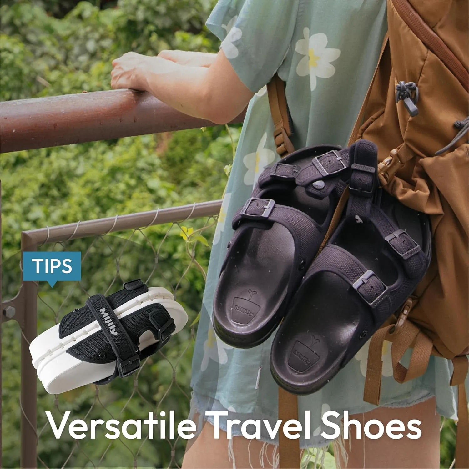 AIR 4-in-1 Sandals Soft Footbed Lightweight Recovery Arch Support Sustainable Travel pro (Unisex)