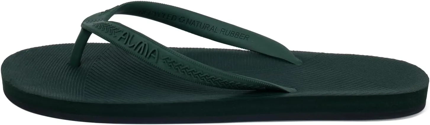 ALMA Men's ECOSOL Recycled Tire Sole Flip Flops