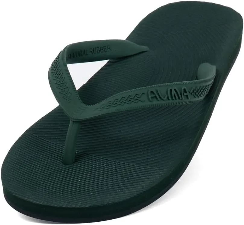 ALMA Men's ECOSOL Recycled Tire Sole Flip Flops