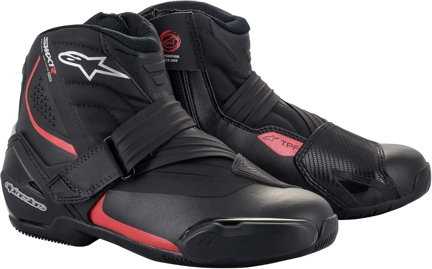 Alpinestars SMX-1 R V2 Boots, Performance Motorcycle Boots with Impact Protection & Ergonomic Design, High-Grip Sole