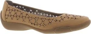 ARRAY Women's Jordan Cutout Comfort Flat with Rubber Sole
