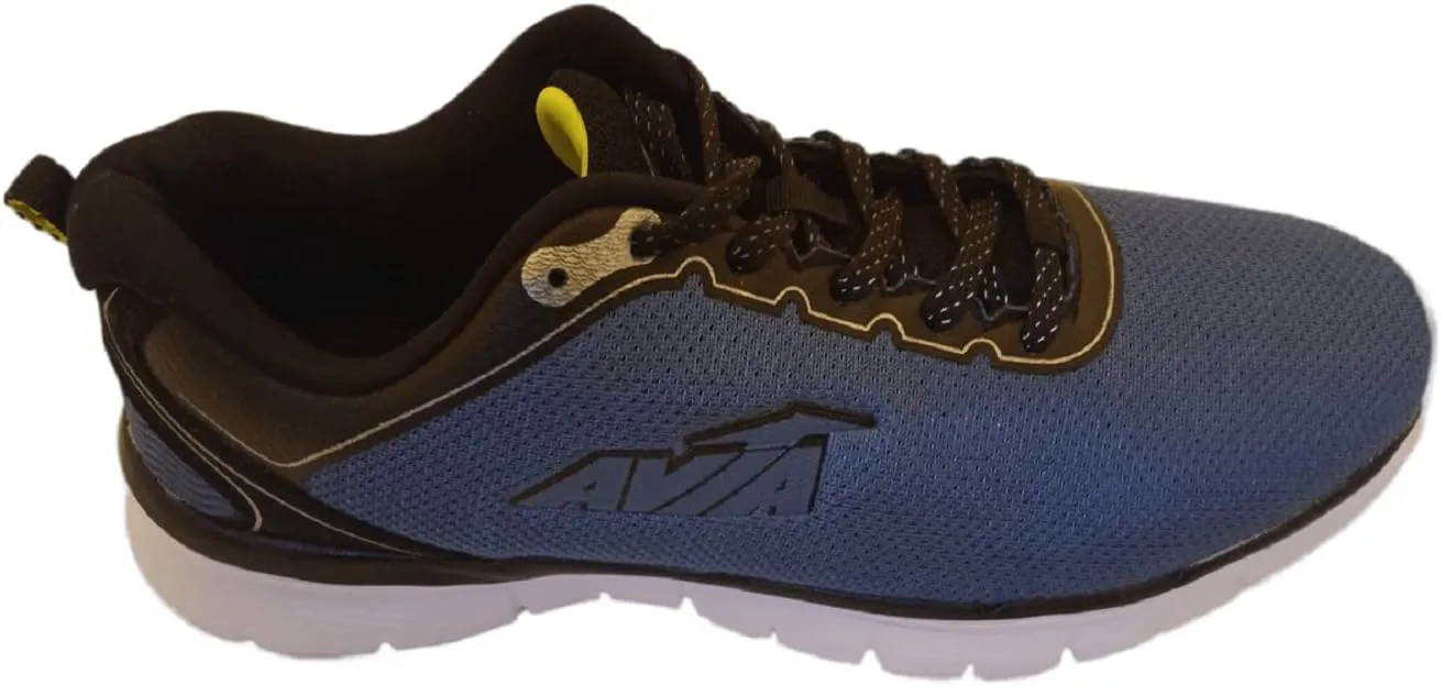 Avia Men’s Avi-Factor 2.0 Casual Sneakers, Blue Horizon/Acid Lime/Black, 9.5
