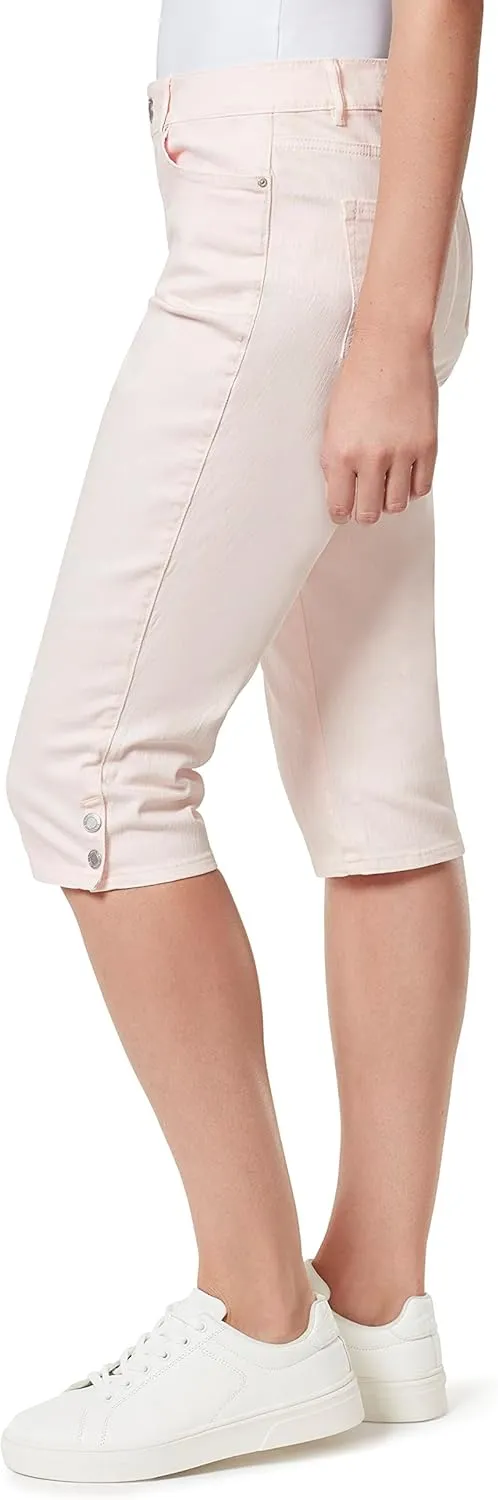 Bandolino Women's Mandie High Rise 17" Roll Cuff Skimmer Short