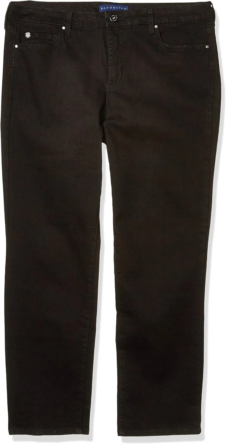 Bandolino Women's Mandie Signature Fit 5 High Rise Jean Plus Size