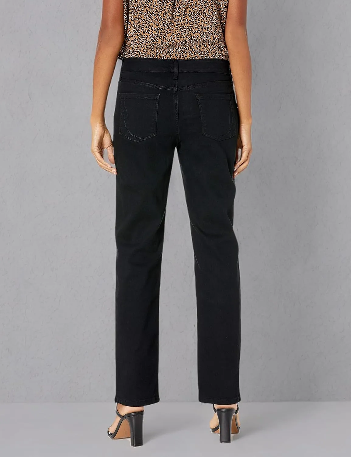 Bandolino Women's Mandie Signature Fit 5 High Rise Jean Plus Size