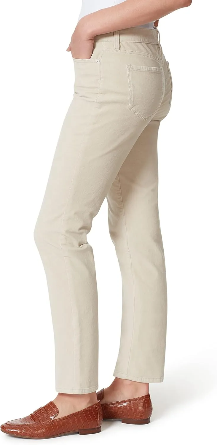 Bandolino Women's Mandie Signature Fit High Rise Straight Leg Jean