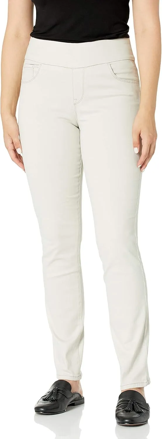 Bandolino Women's Theadora Tummy Toner Pull on Straight Leg Jean