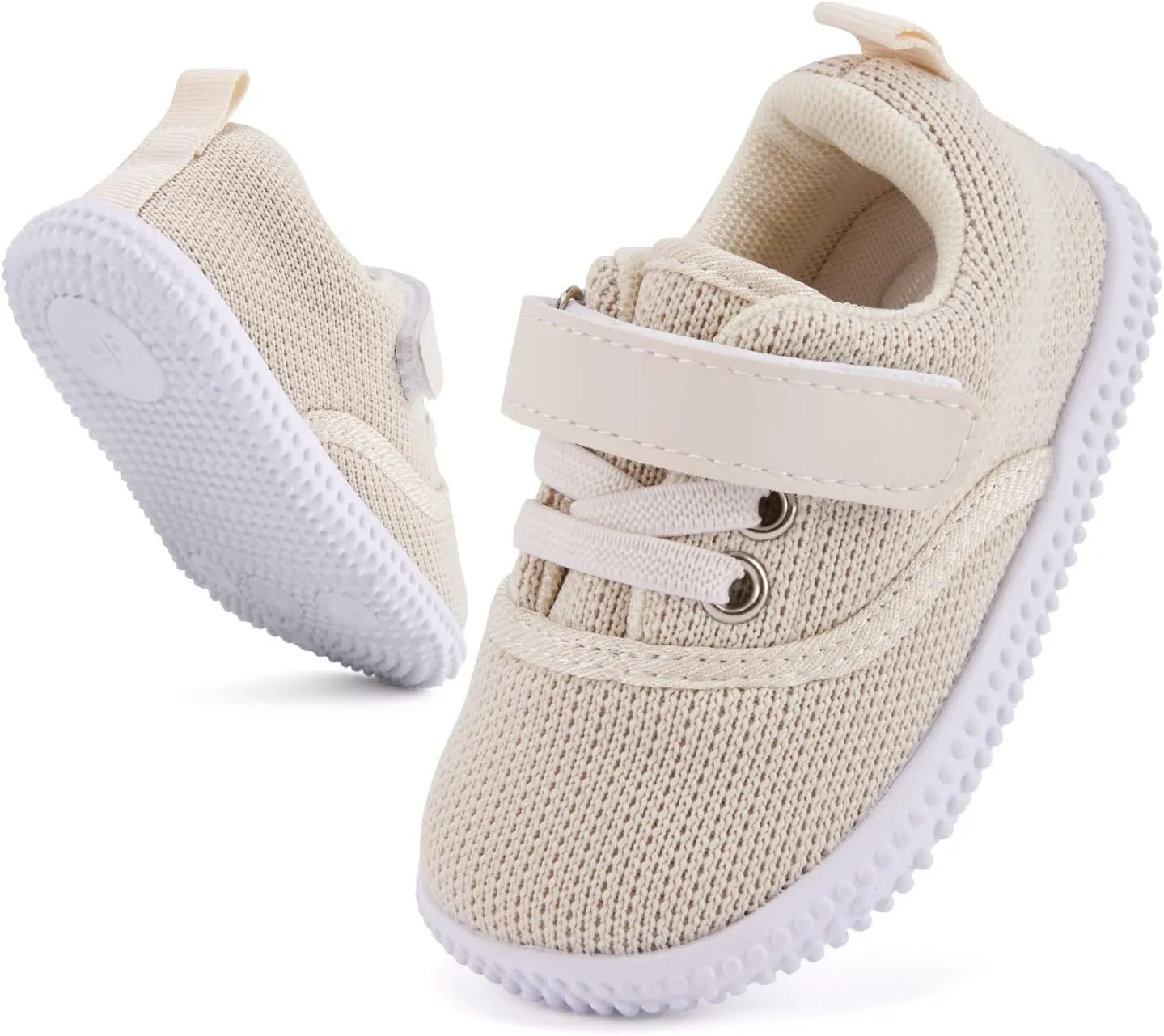 BMCiTYBM Baby Walking Shoes Infant Boy Girl First Walker Sneakers Breathable Lightweight Non-Slip Barefoot Shoes 6 9 12 18 24 Months