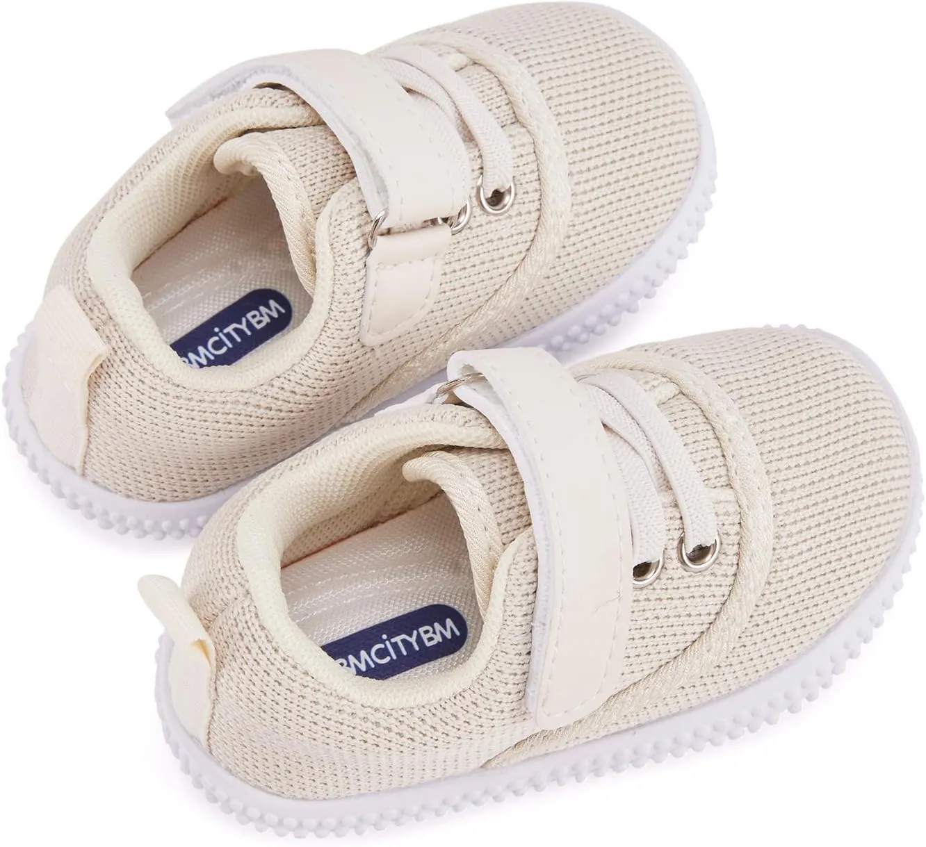 BMCiTYBM Baby Walking Shoes Infant Boy Girl First Walker Sneakers Breathable Lightweight Non-Slip Barefoot Shoes 6 9 12 18 24 Months