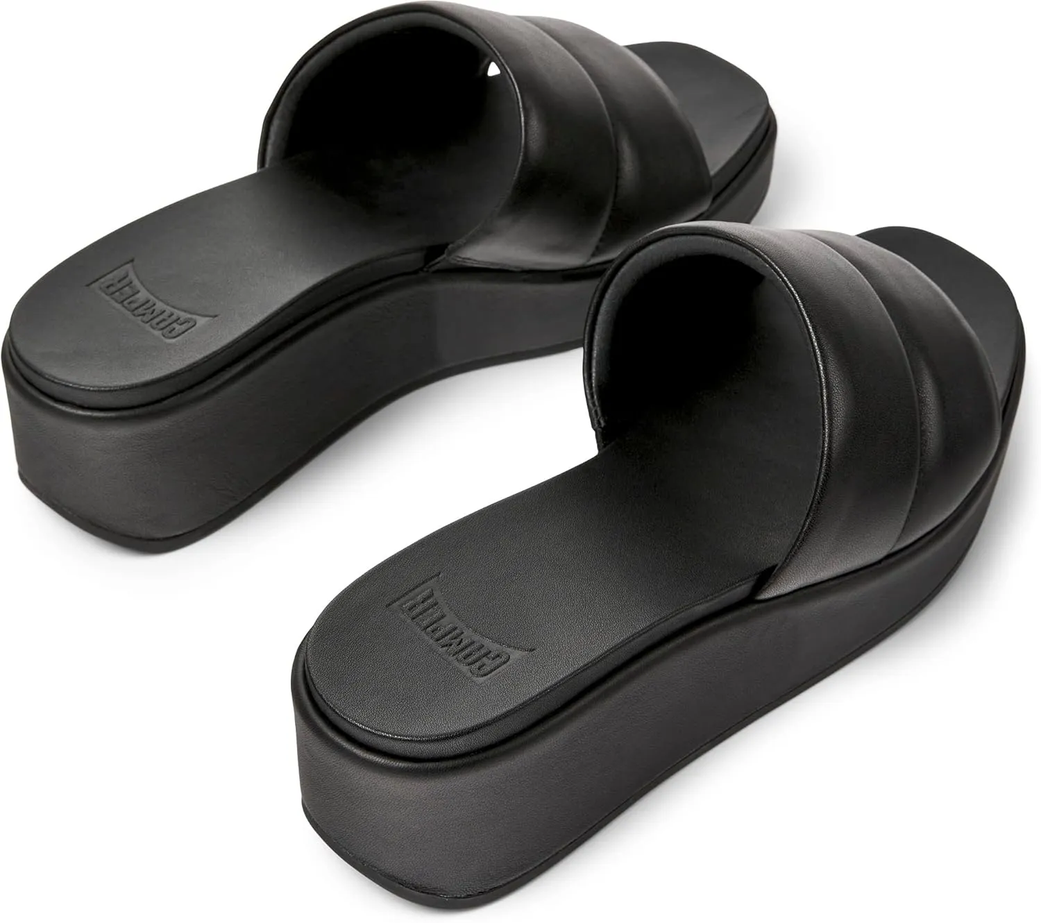 Camper Women's K201507 Misia Sandal, Black 002-39 EU / 8.5 US