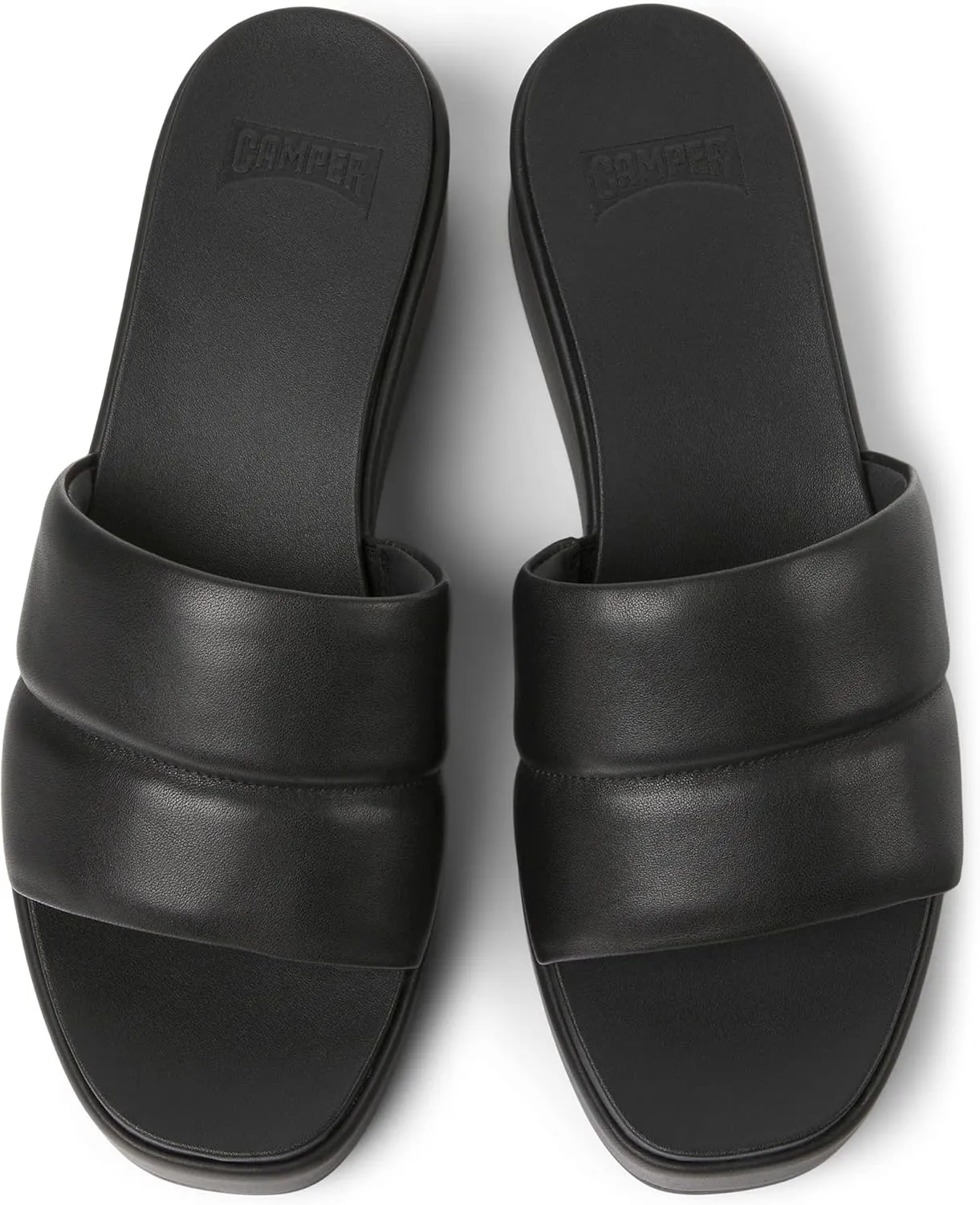 Camper Women's K201507 Misia Sandal, Black 002-39 EU / 8.5 US