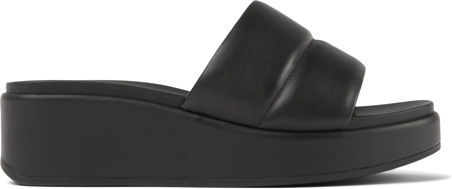 Camper Women's K201507 Misia Sandal, Black 002-39 EU / 8.5 US