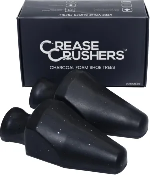 Charcoal Foam Shoe Trees | Premium Shoe Trees For Sneakers, Dress Shoes, And More |Crease Reducer |Odor Eliminator| 1-3 Pairs