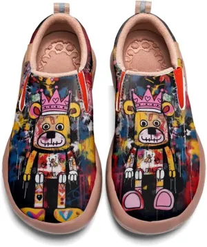 Comfortable Travel Shoes for Mens Loafers Slip-on Shoes Graffiti Art Painted Casual Walking Lightweight Sneakers