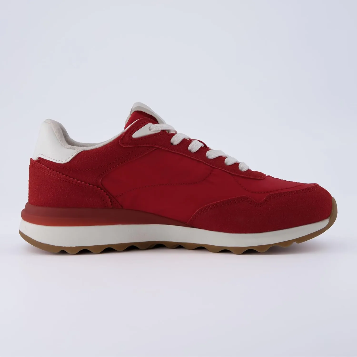 CUSHIONAIRE Women's Kicks lace up Nylon Sneaker  Comfort Foam, Wide Widths Available