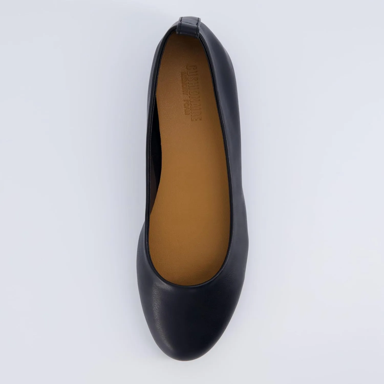 CUSHIONAIRE Women's Wink Hidden Wedge Flat with  Memory Foam and Wide Widths Available