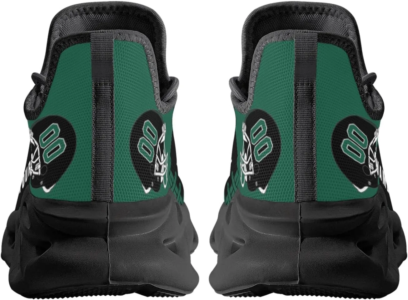 Custom Football Flex Control Sneakers Personalized Fans Men's Breathable Name Number Gifts Workout Athletic Gym Slip-on Shoes
