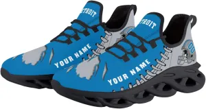 Custom Football Flex Control Sneakers Personalized Fans Men's Breathable Name Number Gifts Workout Athletic Gym Slip-on Shoes