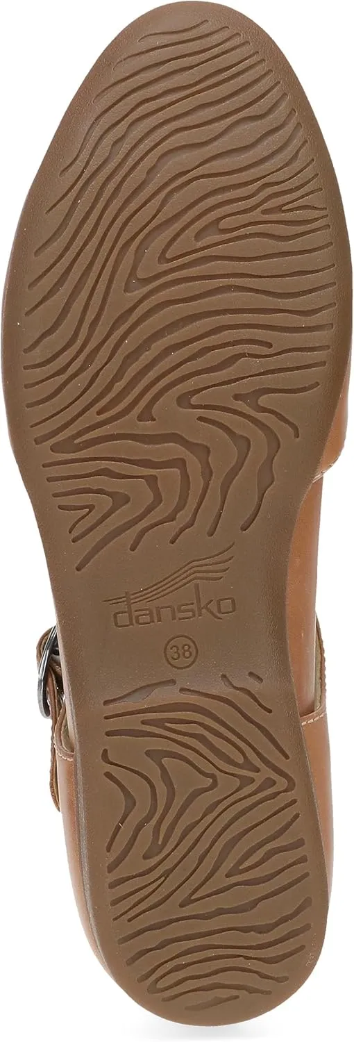 Dansko Liv D'Orsay Mary Jane Flats for Women - Arch Support, Soft Leather, Adjustable Buckle, All-Day Comfort, Quality Construction