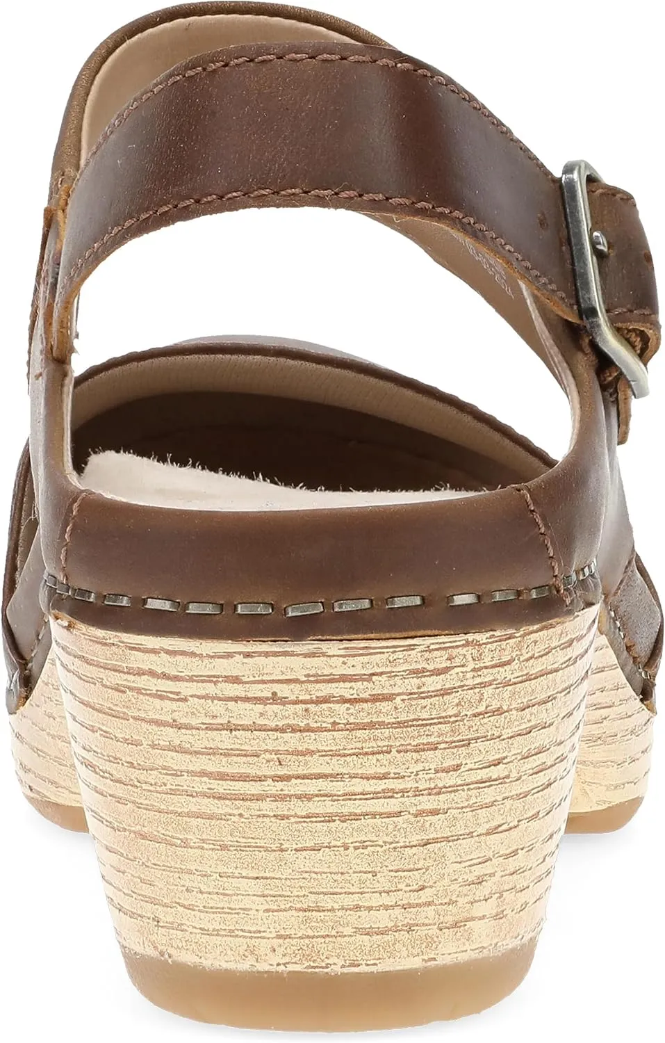 Dansko Lucia Closed-Toe Sandals for Women - Linings from Recycled Materials and Leather for Breathability- Lightweight Rubber Outsole for Long-Lasting Wear