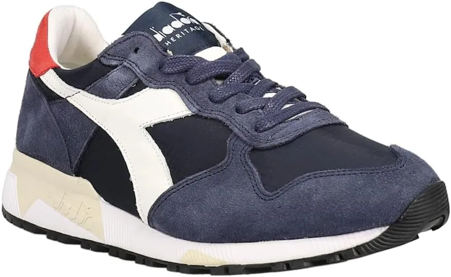 Diadora Mens Trident 90 Ripstop Lace Up Sneakers Shoes Casual - Blue
