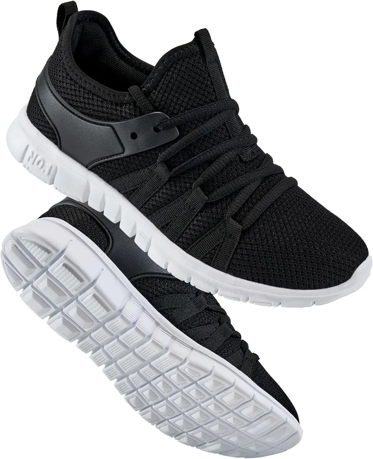 Ecetana Womens Sneakers Running Shoes Comfortable Lace Up Tennis Shoes Casual Breathable Mesh Fashion Sneakers for Walking
