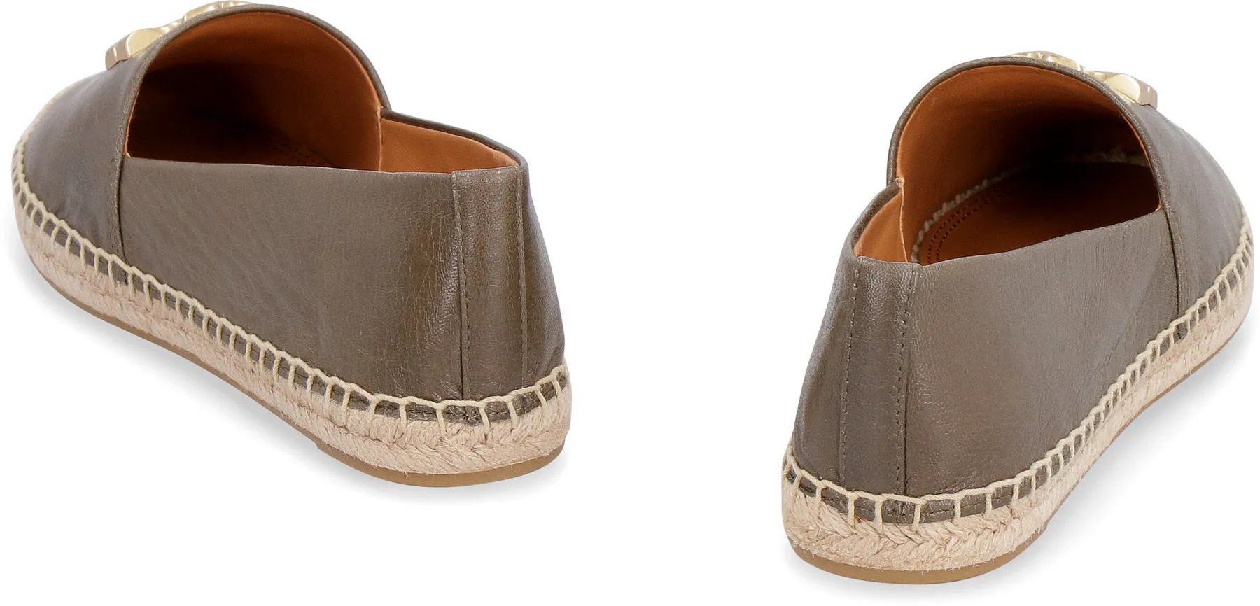 Eleanor leather espadrilles
