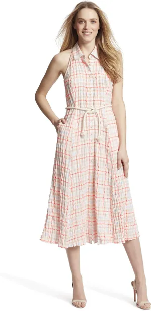 Ella Moss Women's Christina Tie Waist Halter Back Dress