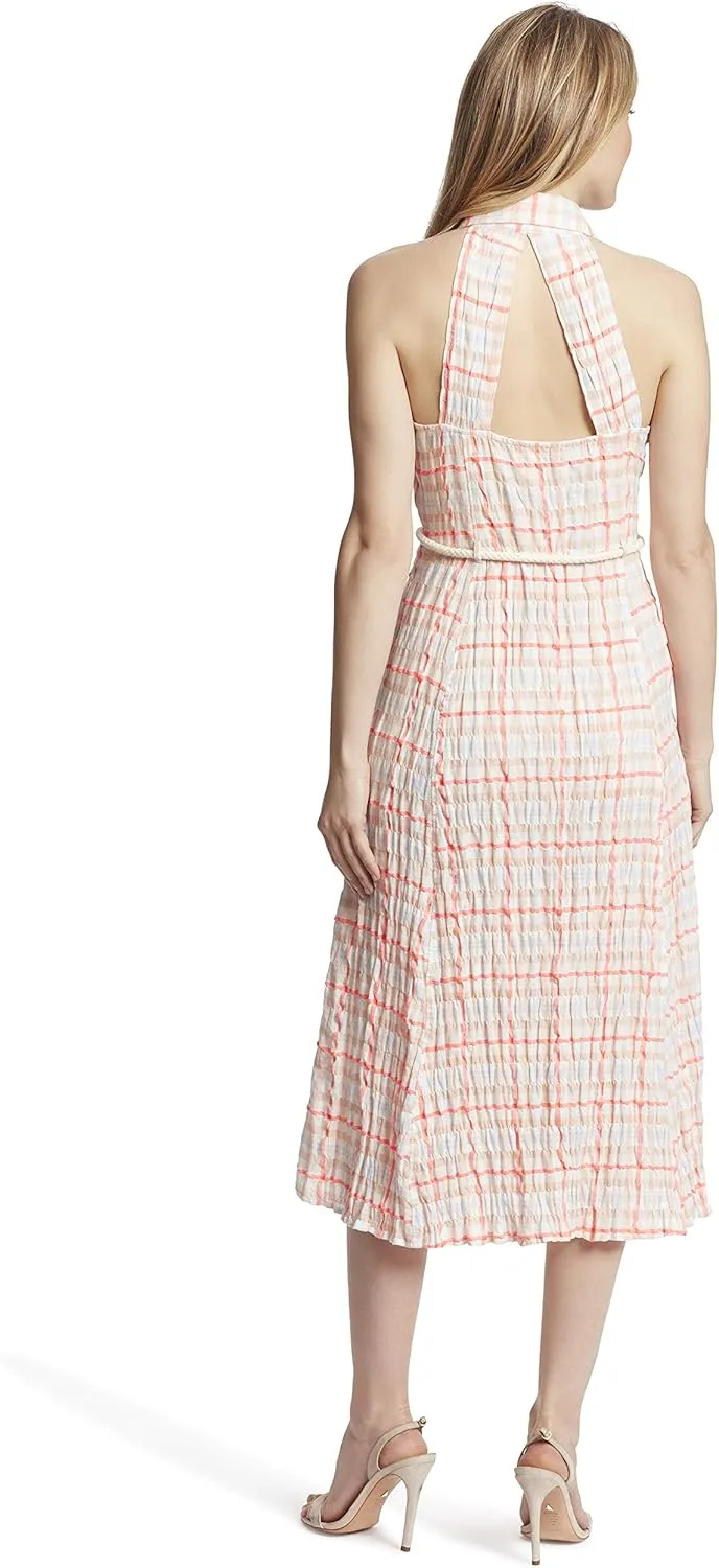 Ella Moss Women's Christina Tie Waist Halter Back Dress