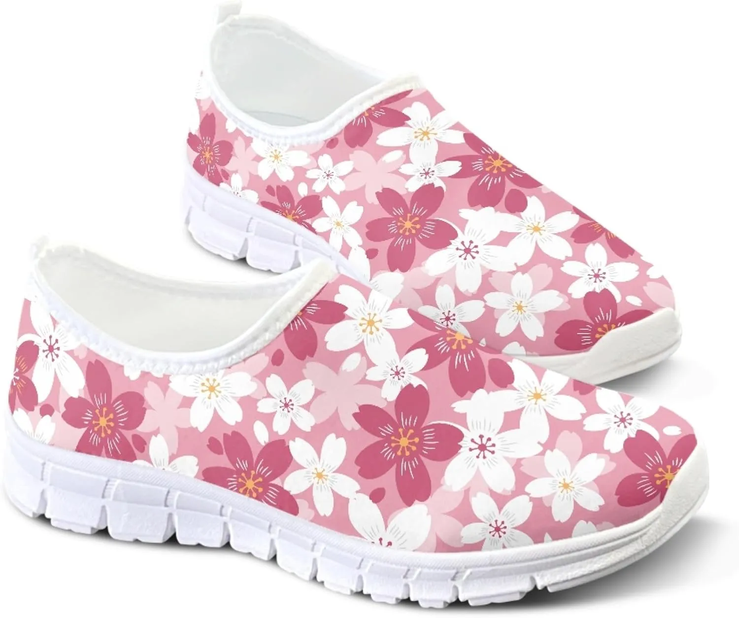 Fashion Design Women Walking Shoes Mesh Sneakers for Ladies Slip-on Shoes Nurse Loafers