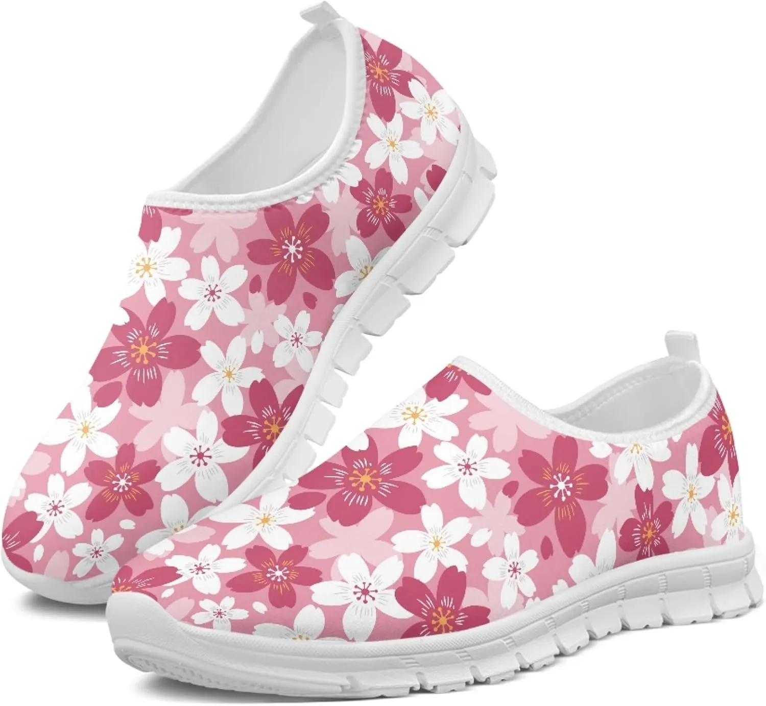 Fashion Design Women Walking Shoes Mesh Sneakers for Ladies Slip-on Shoes Nurse Loafers