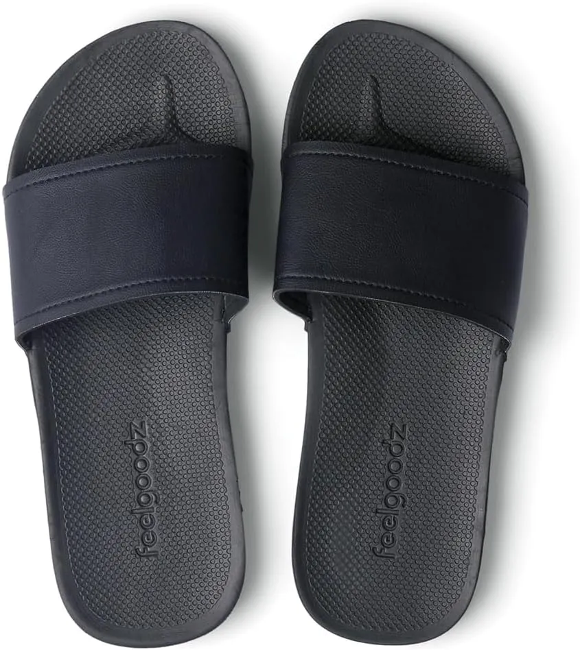 Feelgoodz Unisex Banyan Sustainable Spa/Shower Non-Slip Slide Sandals