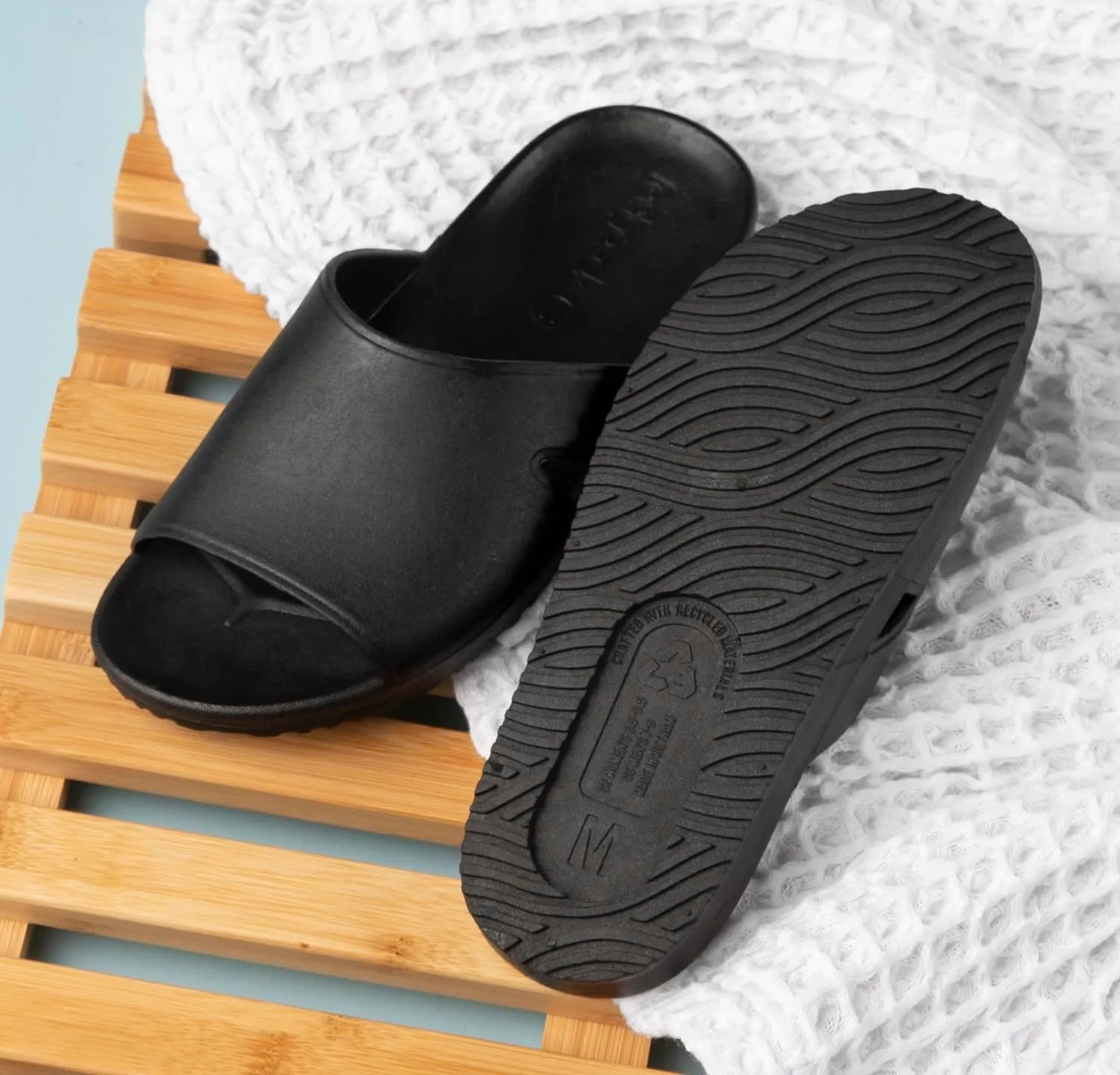 Feelgoodz Unisex Bonsai Sustainable Spa/Shower Non-Slip Slide Sandals