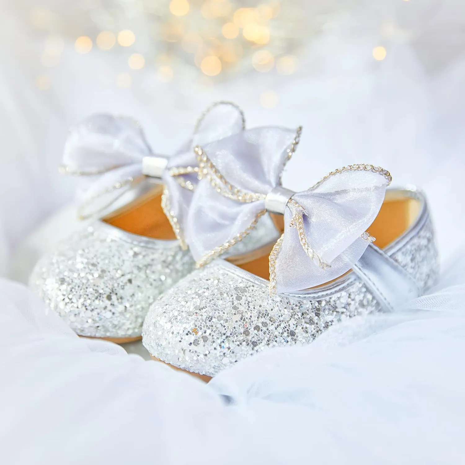Felix & Flora Toddler Girls Dress Shoes - Little Girl Ballet Mary Jane Flats Party School Wedding