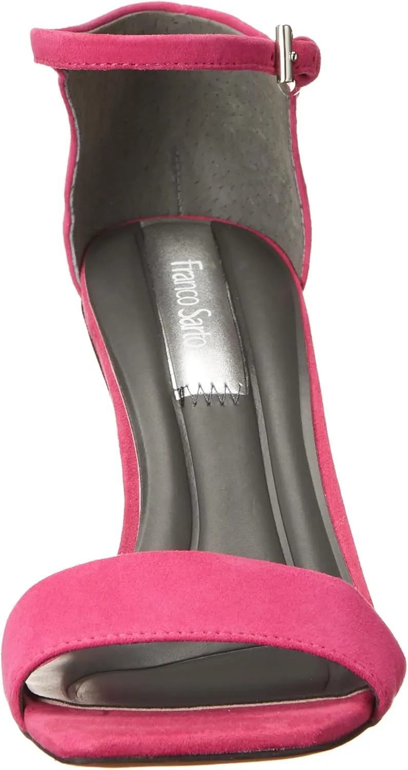 Franco Sarto Women's L-Remedy Ankle Strap Sandals Heeled
