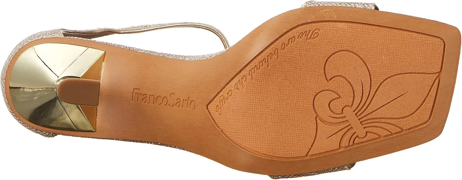 Franco Sarto Women's L-Remedy Ankle Strap Sandals Heeled