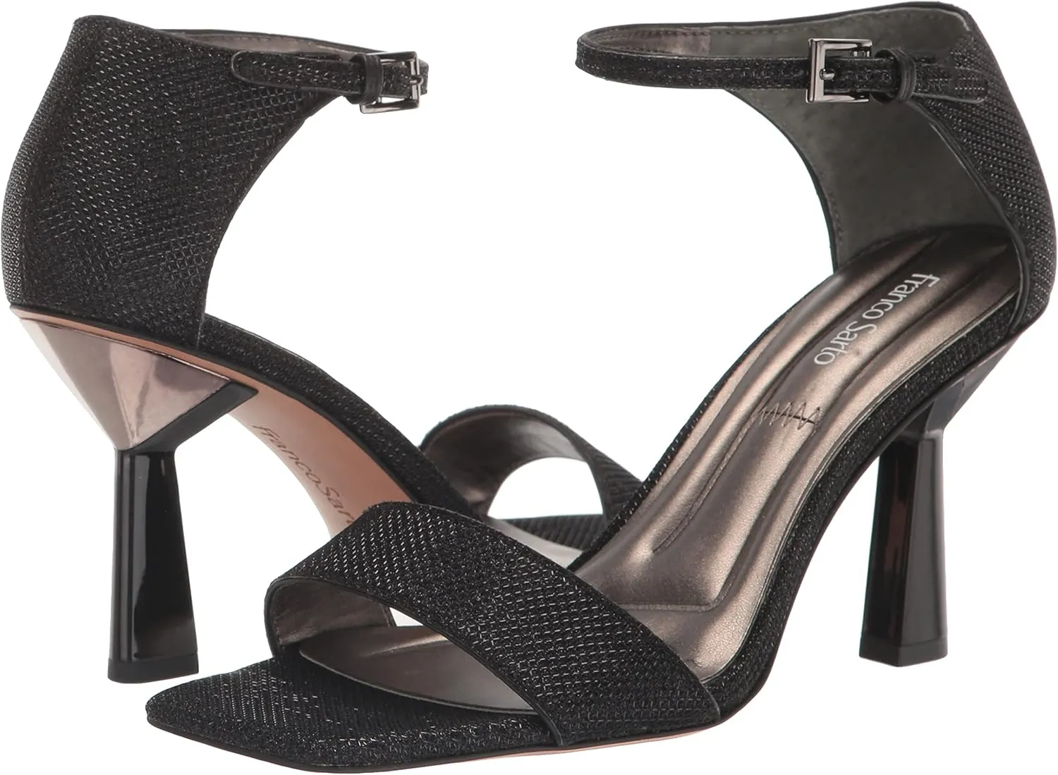 Franco Sarto Women's L-Remedy Ankle Strap Sandals Heeled