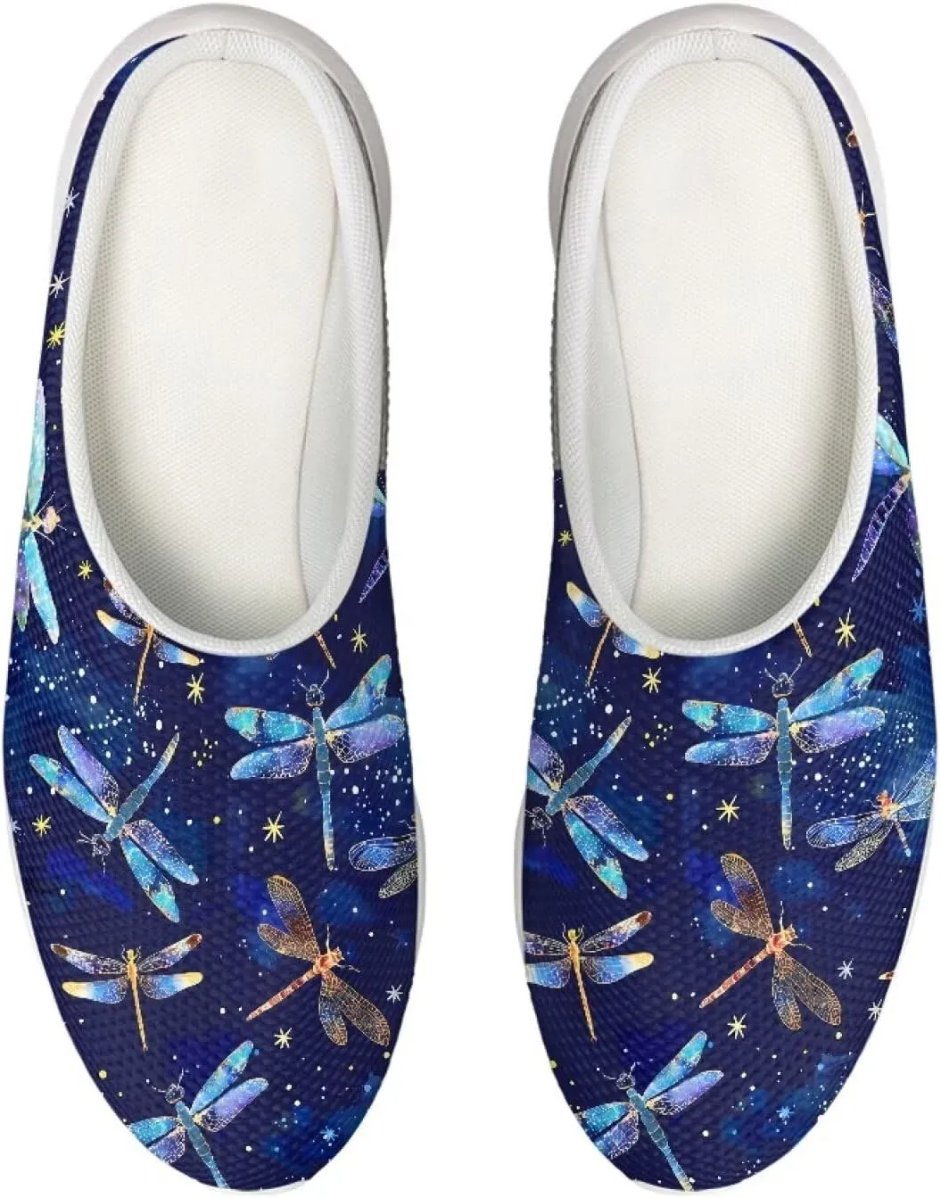Garden Shoes Slip On for Womens Cute Garden Clogs Outdoor Garden Sandals Mesh Garden Loafers