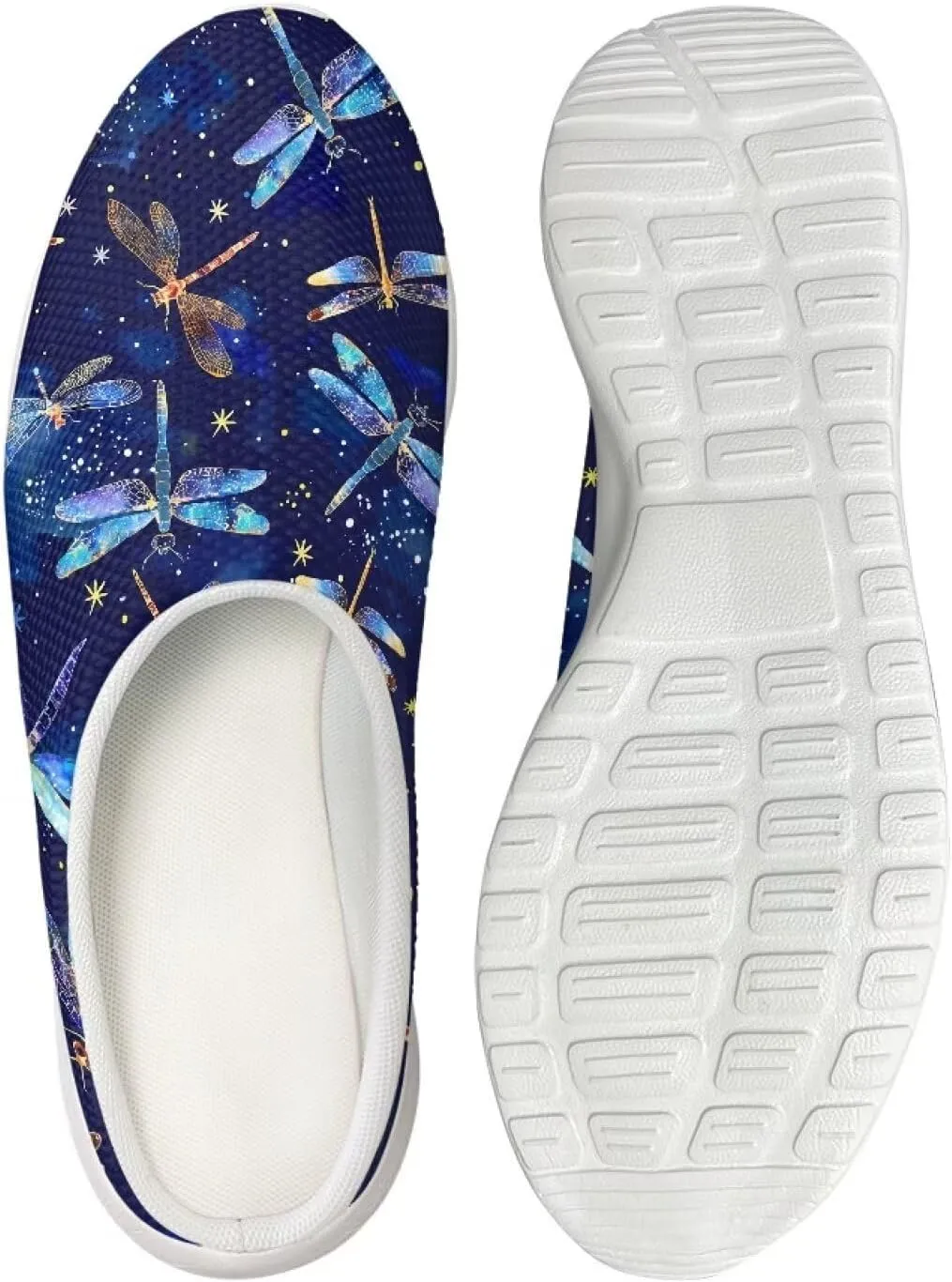 Garden Shoes Slip On for Womens Cute Garden Clogs Outdoor Garden Sandals Mesh Garden Loafers