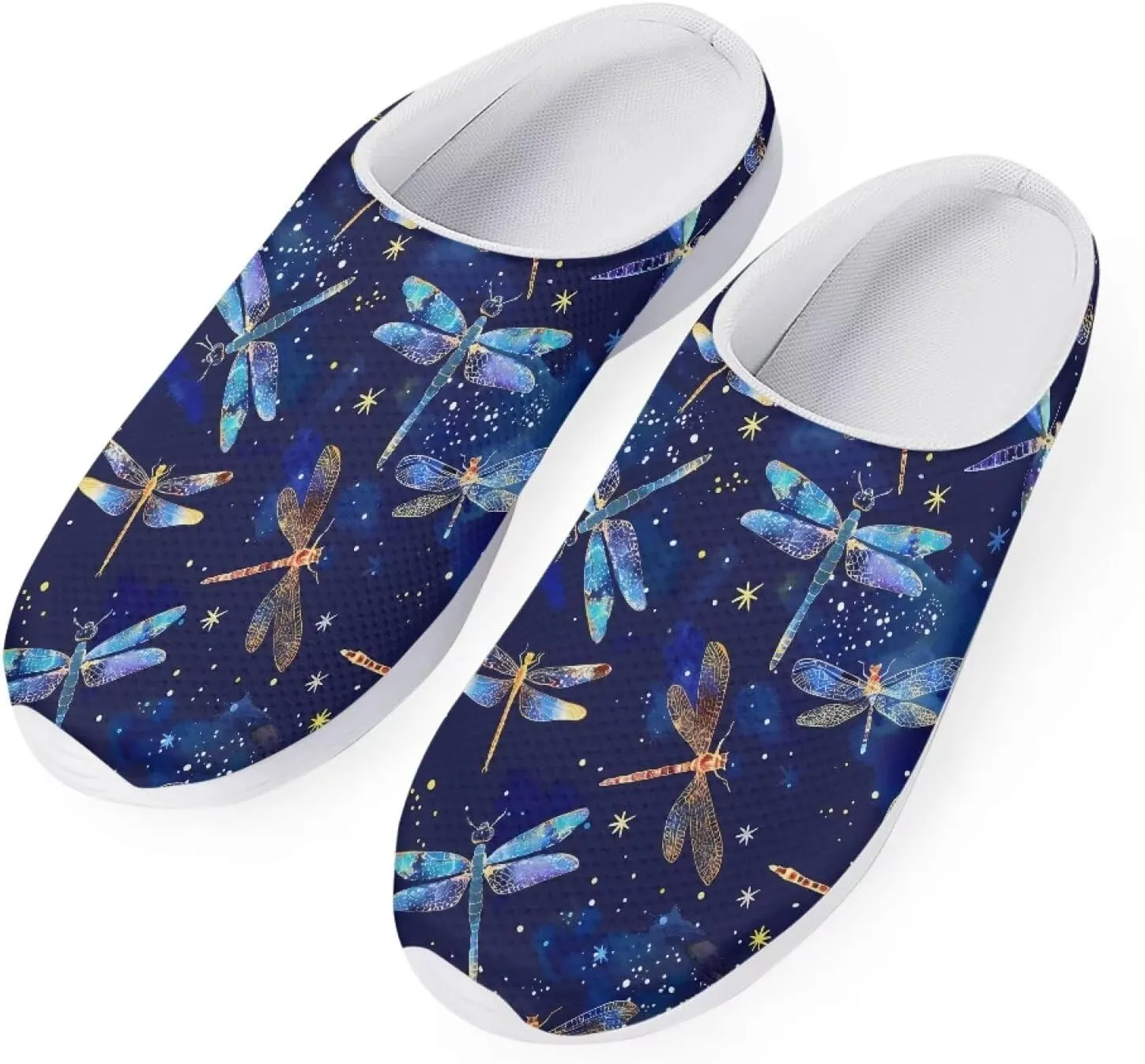 Garden Shoes Slip On for Womens Cute Garden Clogs Outdoor Garden Sandals Mesh Garden Loafers