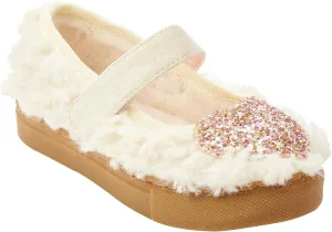 Girls Heart Dress Casual Shoes Mary Jane Flats for Little Kid Toddler