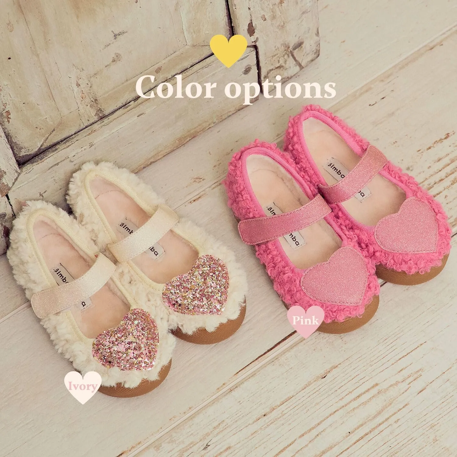 Girls Heart Dress Casual Shoes Mary Jane Flats for Little Kid Toddler