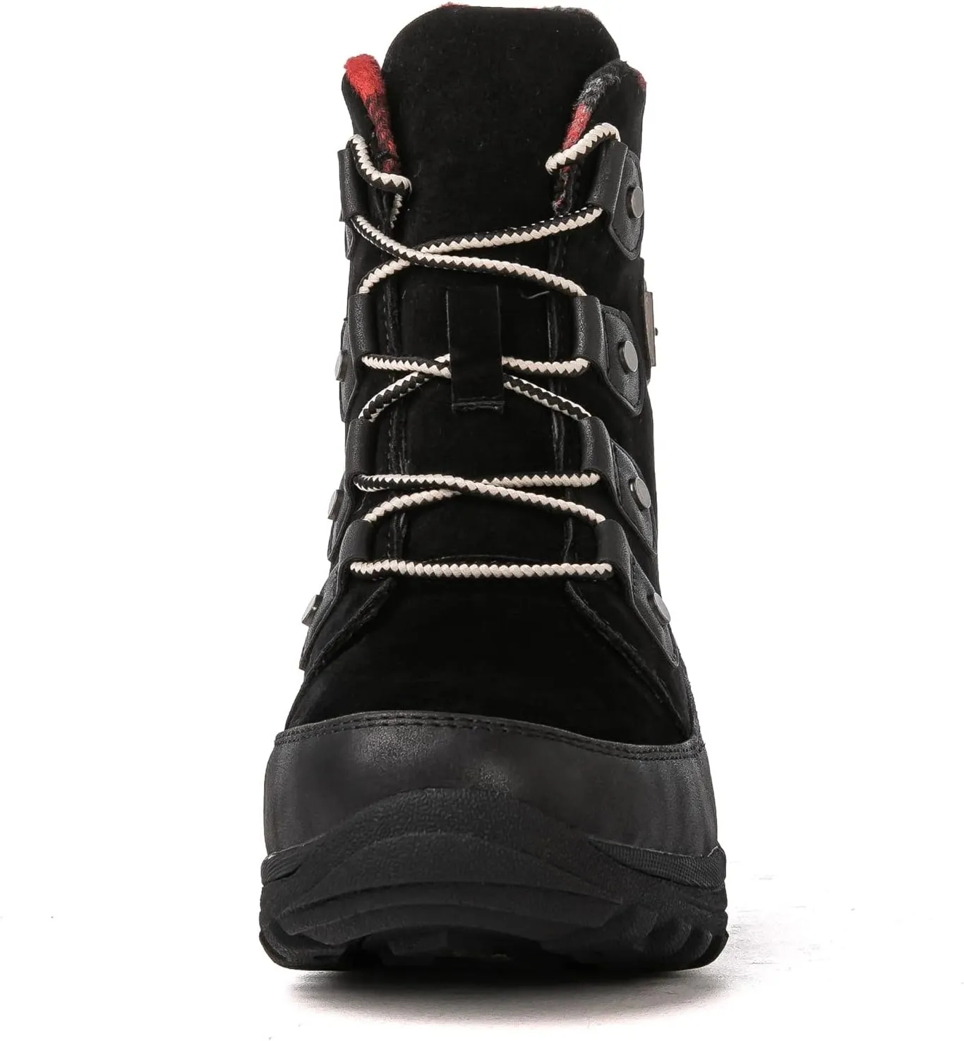 GLOBALWIN Women's Snow Boots Mid Calf Warm Winter Fashion Boots Comfortable Lace-UpWaterproof Boots Insulated Non-Slip Outdoor Shoes for Women