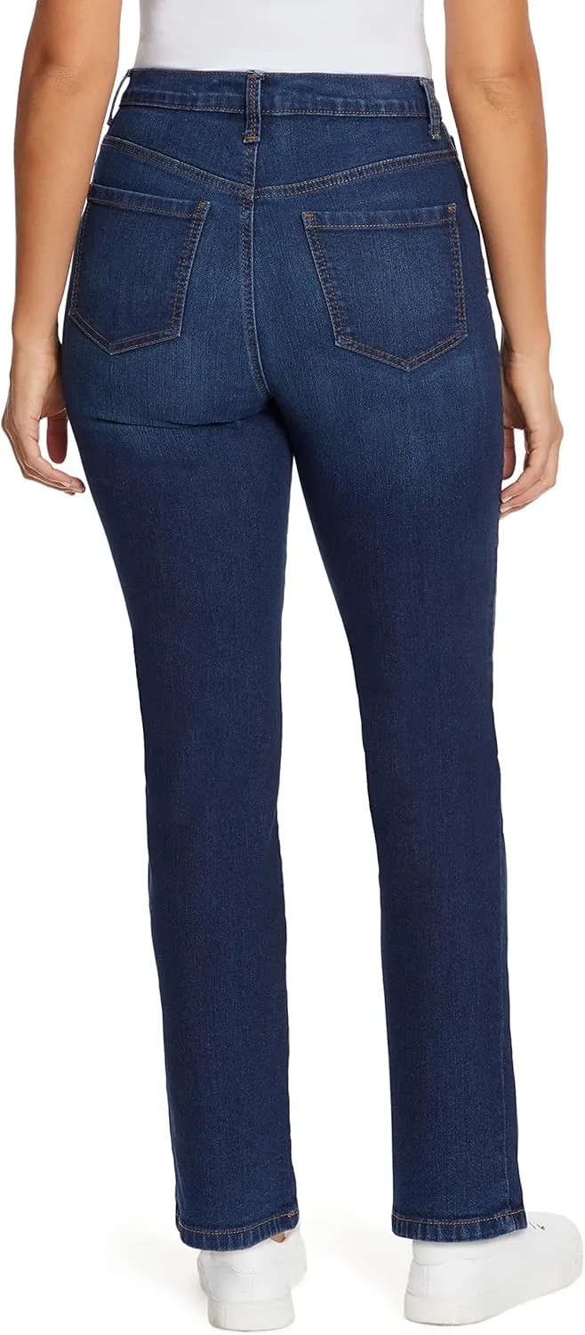 Gloria Vanderbilt Women's Amanda Classic High Rise Tapered Jean Plus Size
