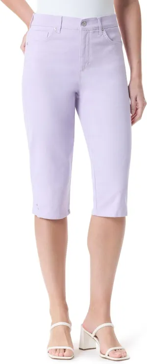 Gloria Vanderbilt Women's Amanda High Rise Skimmer Short Standard
