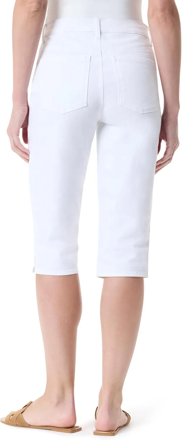 Gloria Vanderbilt Women's Amanda High Rise Skimmer Short Standard