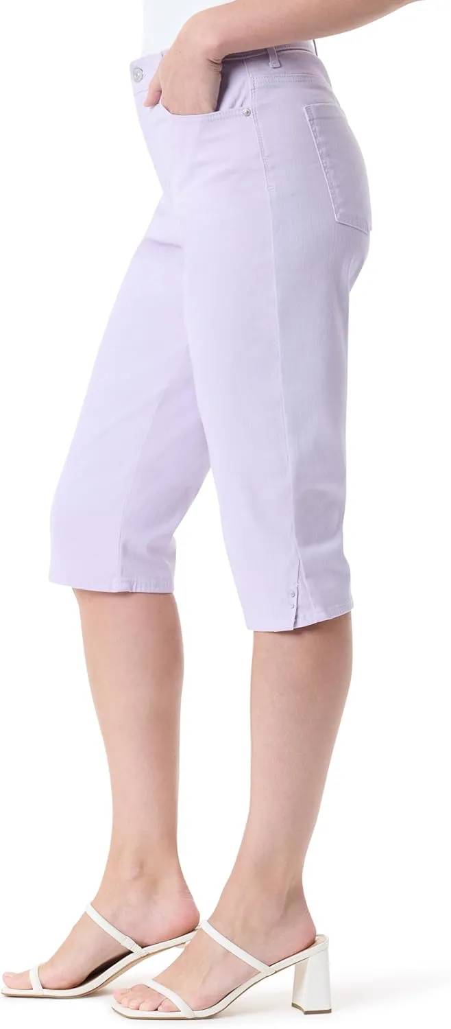 Gloria Vanderbilt Women's Amanda High Rise Skimmer Short Standard