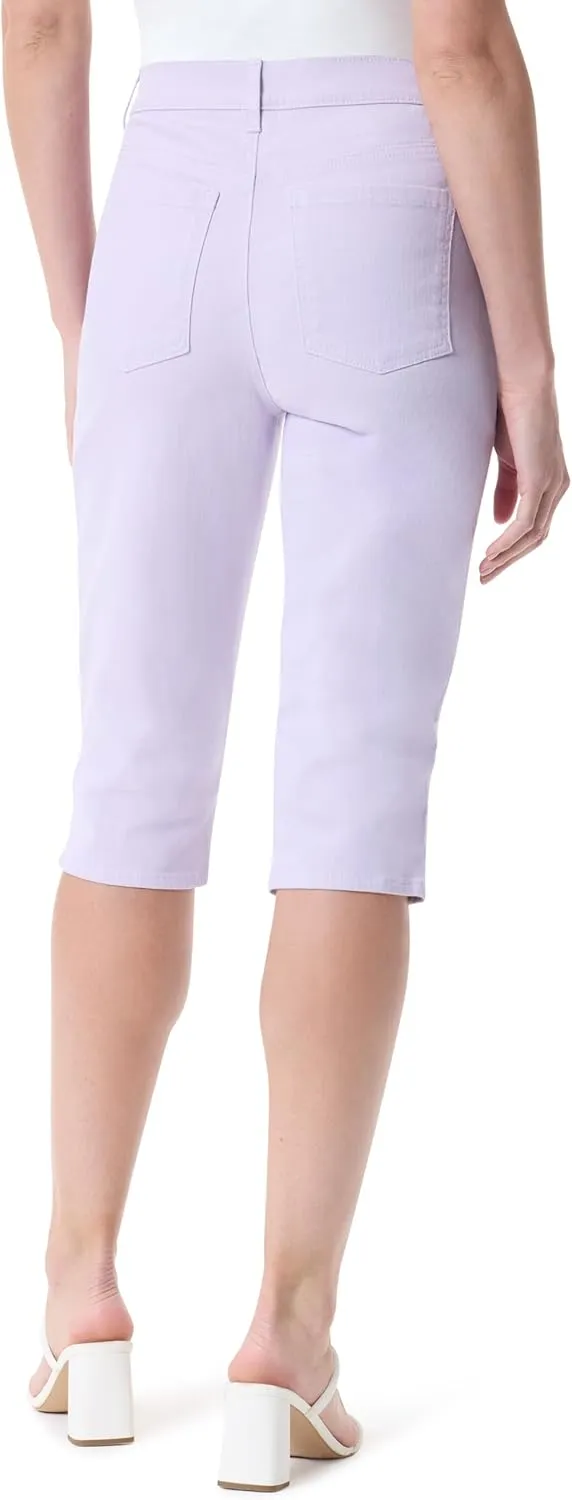 Gloria Vanderbilt Women's Amanda High Rise Skimmer Short Standard