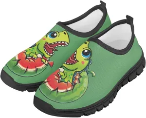 GOSTONG Kids Slip On Shoes Soft Casual Loafers Lightweight Travel Walking Shoes Non Slip Sports Sneakers for Little Big Boys Girls Size 11-15